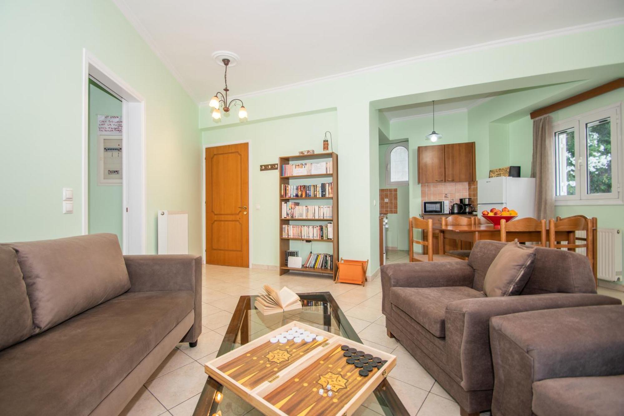 Апартаменты Coconut Tree House With Port View Закинтос Экстерьер фото